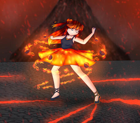 Blaise the Fire Dancer